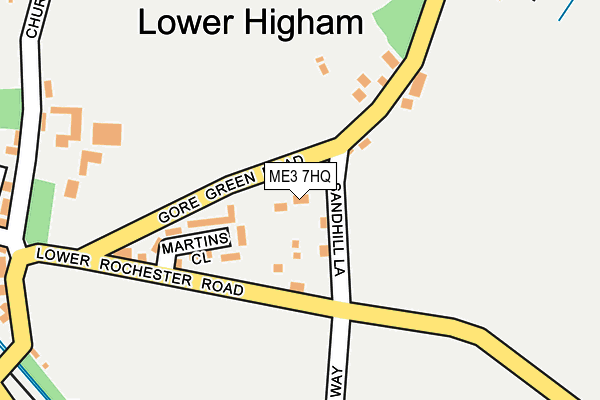 ME3 7HQ map - OS OpenMap – Local (Ordnance Survey)