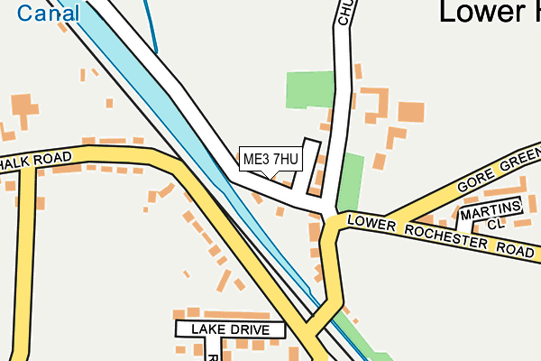 ME3 7HU map - OS OpenMap – Local (Ordnance Survey)