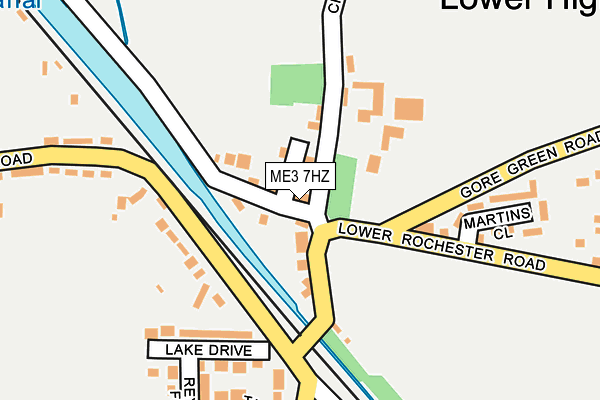 ME3 7HZ map - OS OpenMap – Local (Ordnance Survey)