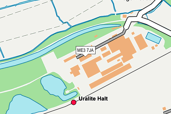 Map of DAL PERFORMANCE LTD at local scale