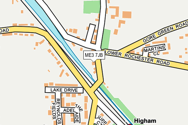ME3 7JB map - OS OpenMap – Local (Ordnance Survey)