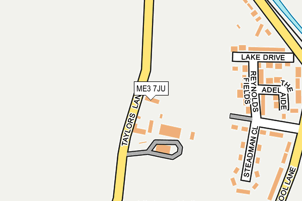 ME3 7JU map - OS OpenMap – Local (Ordnance Survey)