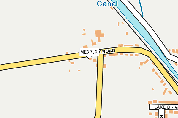 ME3 7JX map - OS OpenMap – Local (Ordnance Survey)