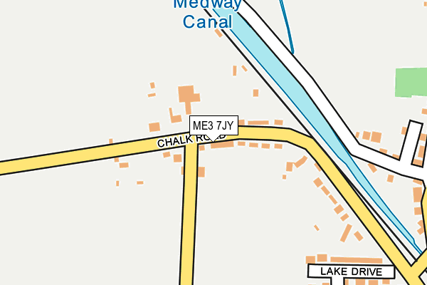ME3 7JY map - OS OpenMap – Local (Ordnance Survey)