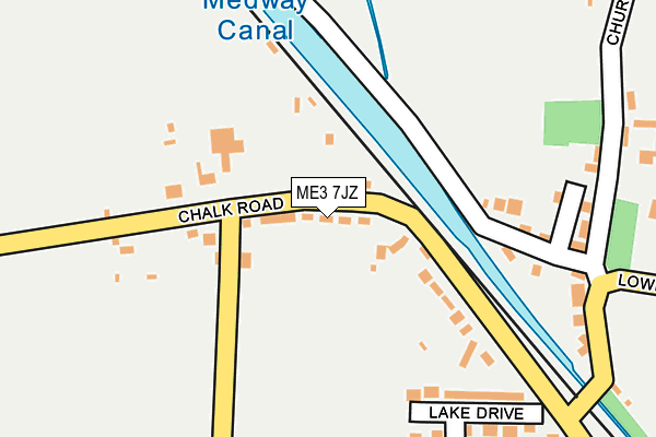 ME3 7JZ map - OS OpenMap – Local (Ordnance Survey)