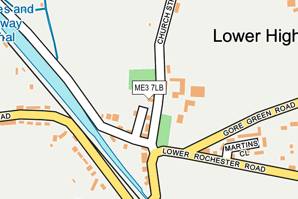 ME3 7LB map - OS OpenMap – Local (Ordnance Survey)