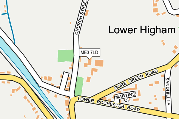 ME3 7LD map - OS OpenMap – Local (Ordnance Survey)