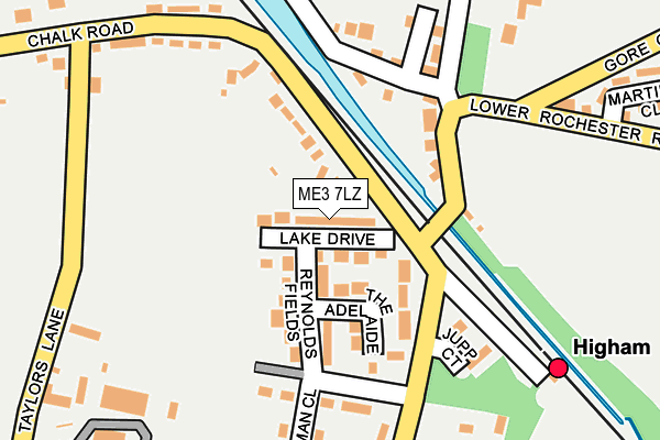 ME3 7LZ map - OS OpenMap – Local (Ordnance Survey)