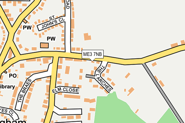 ME3 7NB map - OS OpenMap – Local (Ordnance Survey)