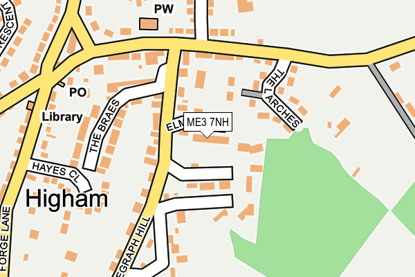 ME3 7NH map - OS OpenMap – Local (Ordnance Survey)