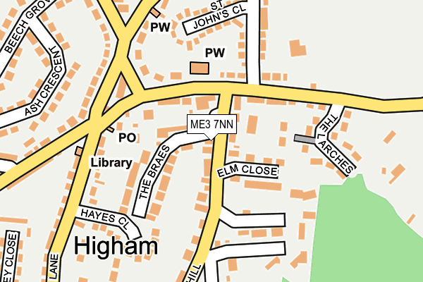 ME3 7NN map - OS OpenMap – Local (Ordnance Survey)