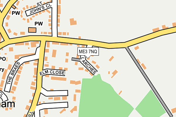 Map of KENT VILLAGE LIFE WATLING STREET LIMITED at local scale