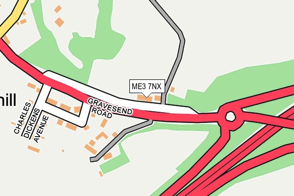 ME3 7NX map - OS OpenMap – Local (Ordnance Survey)