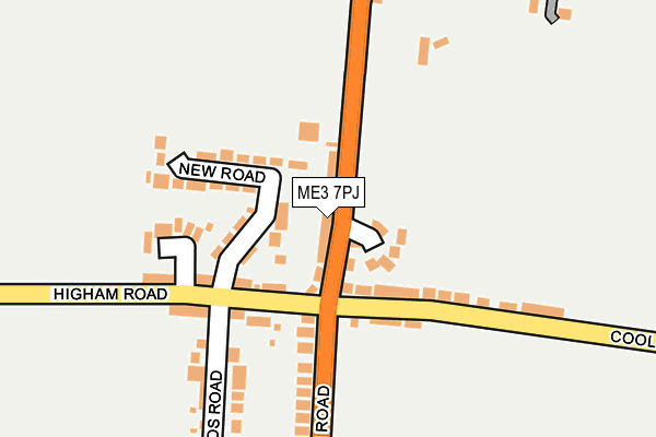 ME3 7PJ map - OS OpenMap – Local (Ordnance Survey)