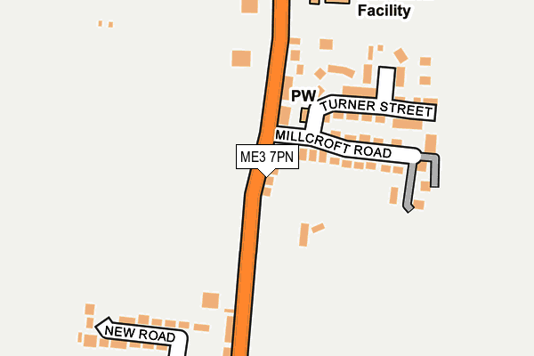 ME3 7PN map - OS OpenMap – Local (Ordnance Survey)