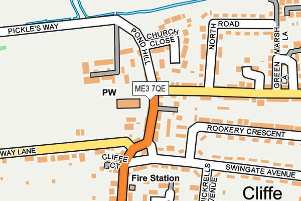 ME3 7QE map - OS OpenMap – Local (Ordnance Survey)