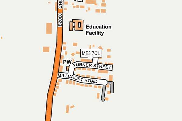 Map of TRADING LEGAL SERVICES LIMITED at local scale