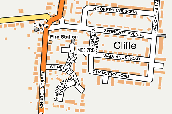 ME3 7RB map - OS OpenMap – Local (Ordnance Survey)