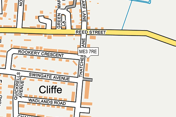 ME3 7RE map - OS OpenMap – Local (Ordnance Survey)