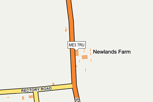 ME3 7RU map - OS OpenMap – Local (Ordnance Survey)