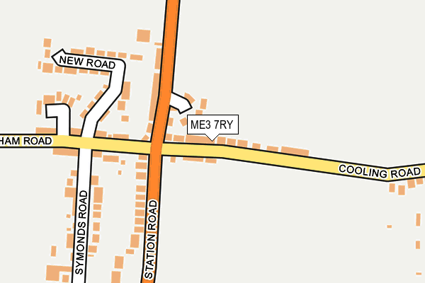 ME3 7RY map - OS OpenMap – Local (Ordnance Survey)