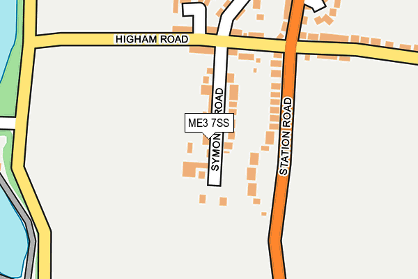 ME3 7SS map - OS OpenMap – Local (Ordnance Survey)