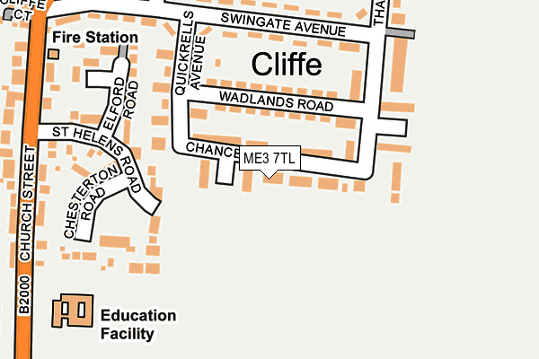 ME3 7TL map - OS OpenMap – Local (Ordnance Survey)