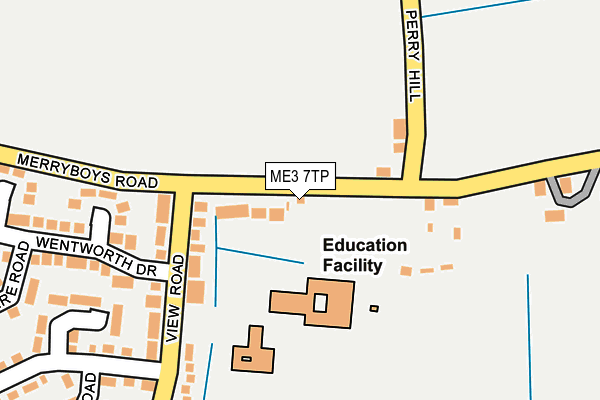 ME3 7TP map - OS OpenMap – Local (Ordnance Survey)