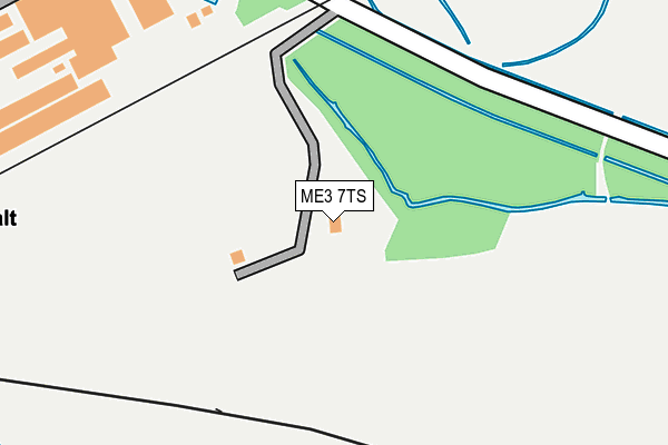 ME3 7TS map - OS OpenMap – Local (Ordnance Survey)