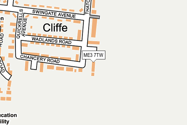 ME3 7TW map - OS OpenMap – Local (Ordnance Survey)