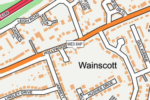 ME3 8AP map - OS OpenMap – Local (Ordnance Survey)