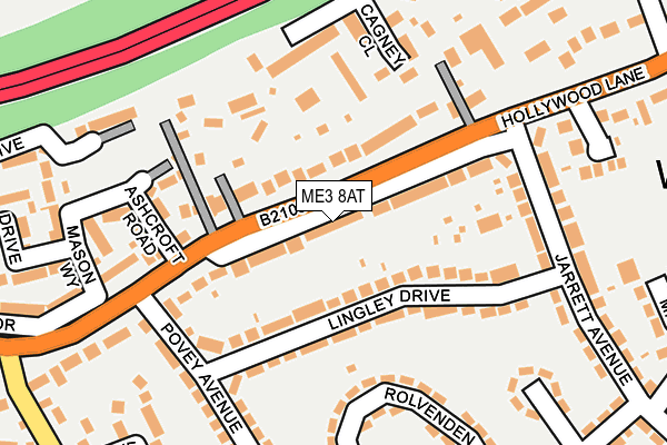 ME3 8AT map - OS OpenMap – Local (Ordnance Survey)