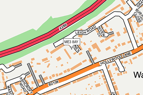 ME3 8AY map - OS OpenMap – Local (Ordnance Survey)