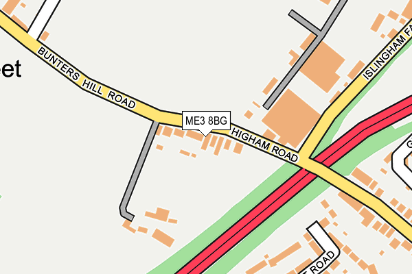 ME3 8BG map - OS OpenMap – Local (Ordnance Survey)