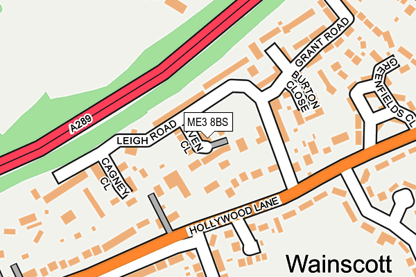 ME3 8BS map - OS OpenMap – Local (Ordnance Survey)