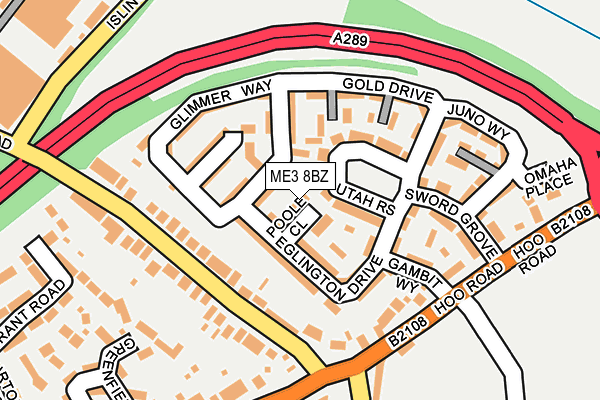 ME3 8BZ map - OS OpenMap – Local (Ordnance Survey)