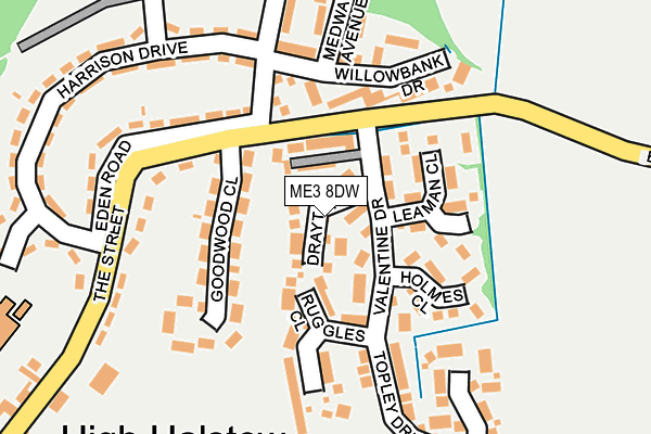 ME3 8DW map - OS OpenMap – Local (Ordnance Survey)