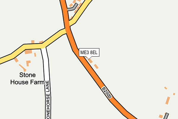 ME3 8EL map - OS OpenMap – Local (Ordnance Survey)