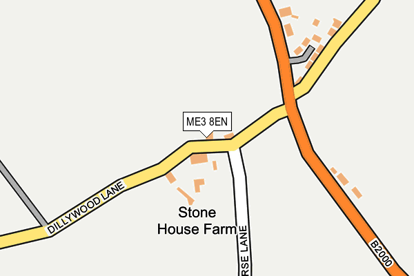 ME3 8EN map - OS OpenMap – Local (Ordnance Survey)