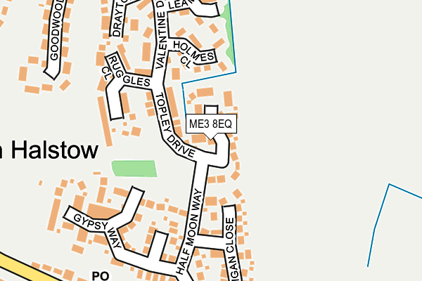 ME3 8EQ map - OS OpenMap – Local (Ordnance Survey)