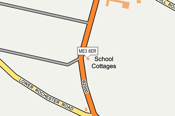 ME3 8ER map - OS OpenMap – Local (Ordnance Survey)