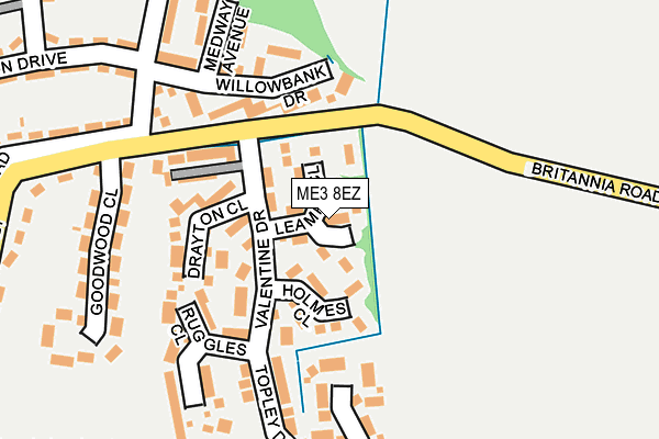 ME3 8EZ map - OS OpenMap – Local (Ordnance Survey)