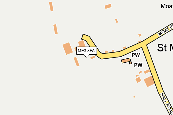 ME3 8FA map - OS OpenMap – Local (Ordnance Survey)