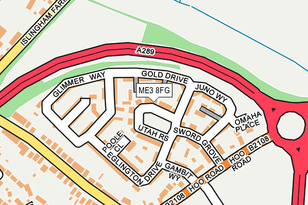 ME3 8FG map - OS OpenMap – Local (Ordnance Survey)