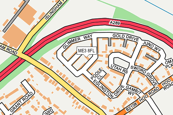 ME3 8FL map - OS OpenMap – Local (Ordnance Survey)