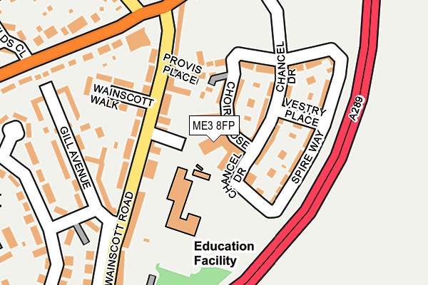 ME3 8FP map - OS OpenMap – Local (Ordnance Survey)