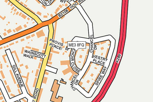 ME3 8FQ map - OS OpenMap – Local (Ordnance Survey)
