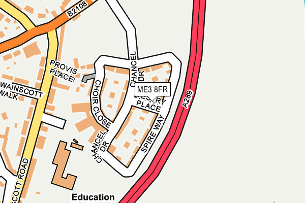 ME3 8FR map - OS OpenMap – Local (Ordnance Survey)