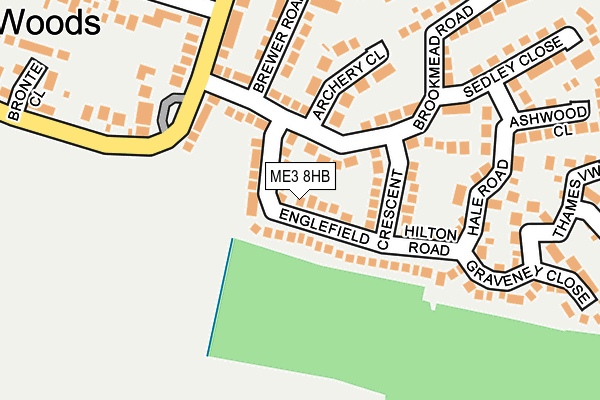 ME3 8HB map - OS OpenMap – Local (Ordnance Survey)