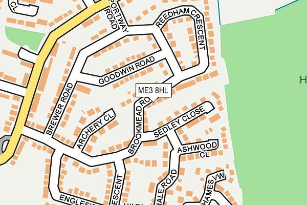 ME3 8HL map - OS OpenMap – Local (Ordnance Survey)
